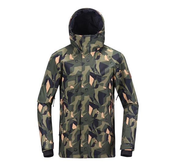重庆明星同款同款男式户外迷彩滑雪服
